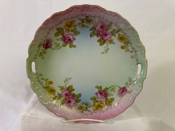 Pretty Painted China Plate About 9 Inches