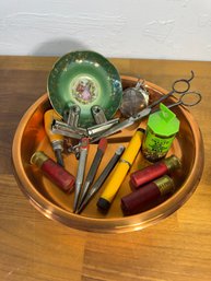Copper Tray Of Curiosities