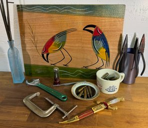 Hawaiian Birds Lead This Random Tool Lot With Shaving Cup And More