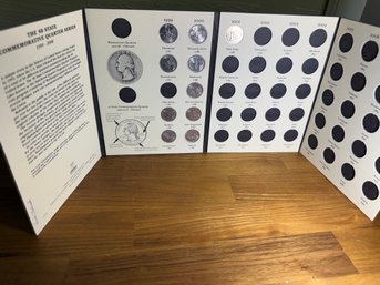 Commemorative Quarter Book 1999-2008 But Started With Two Fifty Worth Of US State Quareters