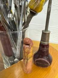 MR Mouse Carved Chinese Stamp And His Trinket Box N Tools