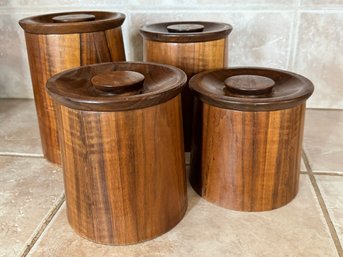 Gladmark Vintage Teak Canister Set