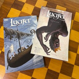 Pair Of Full Color Large Lucifer Comic Books