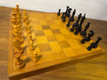 Little Wooden Chess Set