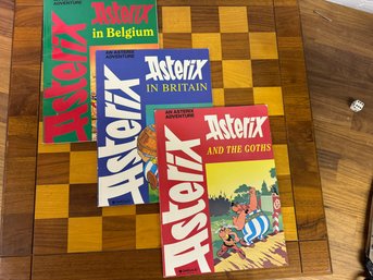 Three Asterix Comic Books