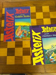 Two Asterix Comic Books