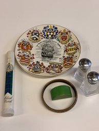 Misc Smalls With Mayflower Family Plate