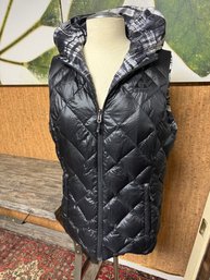 Wonderful Reversible Vest With Hood About L Or XL