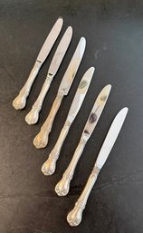 Towle Old Masters Sterling Silver. Dinner Knives X 6:  386.7g