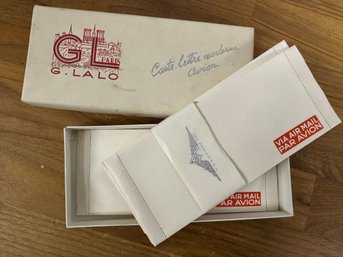 Box Of Old Air Mail Letter Envelope Combo Stationary