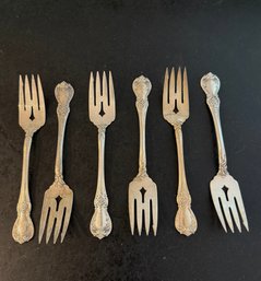 Towle Old Masters Sterling Silver. Set Of 6 Salad Forks. 227.5g