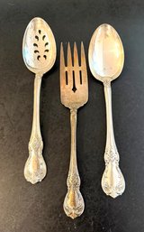 Towle Old Masters Sterling Silver.  Serving Utensils X 3.:  217.6g
