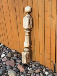 Old Wooden Post That Has Character And Charm Just Needs A New Home And Sturdy Base
