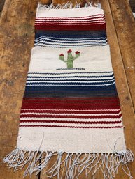 Classic Cati Weaving Makes Nice Table Runner About 10x15
