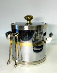 Kraftware N.Y.C. Ice Bucket With Tongs