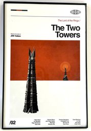 The Two Towers / Lord Of The Rings  Framed Wall Art  18 X 12