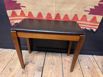 Vintage Kimble Piano Bench Ready For Use Or Redesign With A Fun Serape
