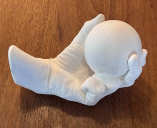 Vintage Plaster Hand Sculpture