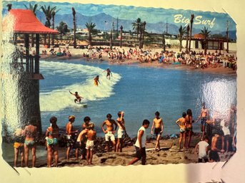Large Vintage Photo Album Filled With Amazing Postcards From Around The World