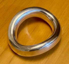 Angela Cummings Vintage Hollow Wavy  Bangle Bracelet 66 G Sterling Silver