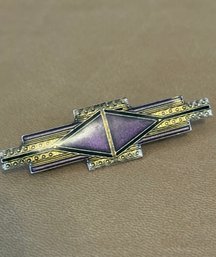 Pierre Bex Style Art Deco Brooch