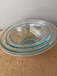 Pyrex Clear Glass Nesting Bowls :  Kitchen Staple