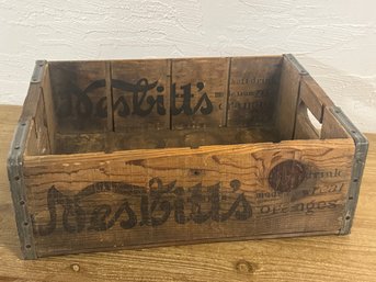 Nesbitts Vintage  Wood Crate