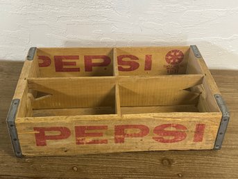 Vintage Pepsi Wood  Crate