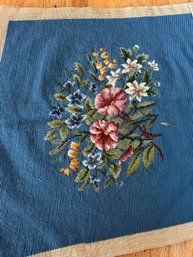 Classic Needlepoint Tapestry, Perfect For Chair Seat Or Frame For The Wall!