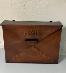 Fabulous Copper Mailbox.  Great Finish, Large Size