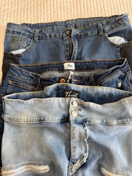Jeans Galore 3 Pair Approx Sizes 8-10 Lot 6