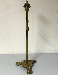 Antique Style Gold Colored  Cast Tabletop Wreath Hanger