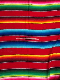 Colorful Mexican Cotton Bed Cover