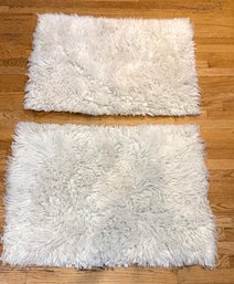 Pair Of Sheepskin Rugs,   38 X 26