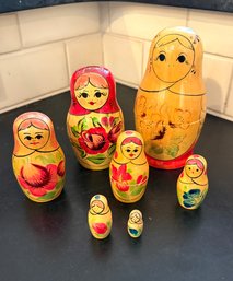 Awesome Hand Painted Russian Nesting Doll Set- 13 Piece