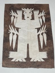 Amate Paper  Spirit Figurines,  . Otomi Indian   5 X 8