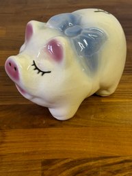 Vintage CORKY Pig Piggy Bank