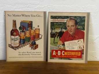 Two Vintage Advertisements