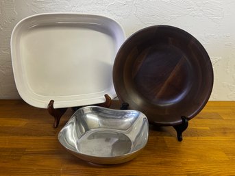 Trio Of Serving Pieces