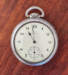 Elgin Open-Face Pocket Watch