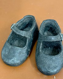 Vtg Cemented Baby Shoes