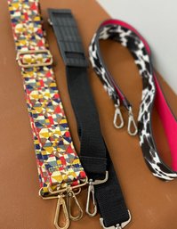 Fabulous Cross Body Purse Straps, Set Of Three, Look Brand New.