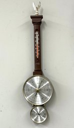 Lovely Vtg Airguide Weather Stations. Eagle Finial  22 High X 5 Wide