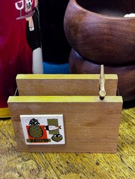 Mid Century Recipe Holder And Display