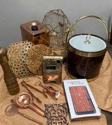 Mid Century Modern And More Brass/Copper Gold Asst Of Treasure