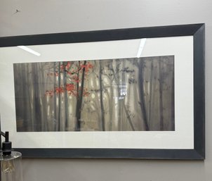 Large And Classy Matted And Framed Art Piece