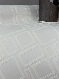 Large Roll Of Mid Century Modern Geometric Paintable Wall Paper