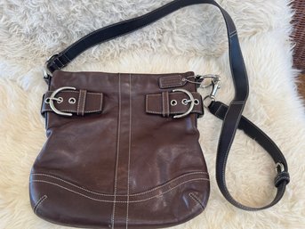 Super Suple Coach #1452  Adjustable Strap Shoulder To Cross Body