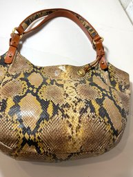 Luxury Brahmin Natural Anaconda Leather Purse With Dustbag. Looks New/unused.