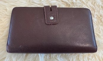 Lush Leather Wallet With Card Slots, Zippered Slot And Pull Out Checkbook Option